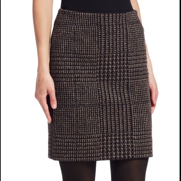 Akris Punto Dresses & Skirts - 💥NWOT💥Akris Punto Houndstooth A-Line Skirt